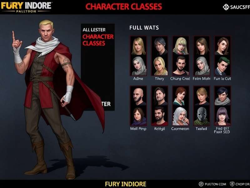 Fury Indore Four Character Classes Fury Indore Character Classes